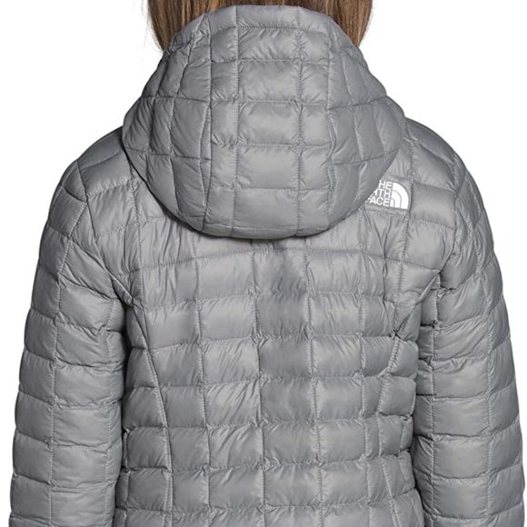🆕The North Face Girls' Thermoball Eco Parka, SM (7/8)-Meld Grey, Brand NEW, Aut - Picture 2 of 14